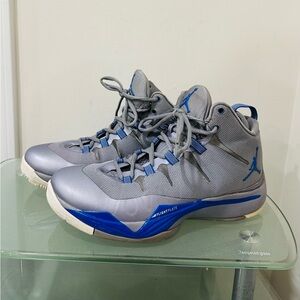 Nike Air Jordan Super Fly 2 Cement Grey Mens basketball‎ shoes size 9 599945-007